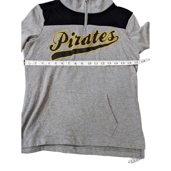 PINK VS with 5th & Ocean Clothing Pittsburgh Pirates Pull Over 1/2 Zip Size XS - Picture 6 of 10